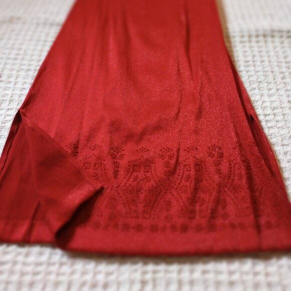 NWT Red Rampage Women's Cocktail Dress with Side Slits and Sequin Hem | Size 7 - Picture 2 of 14
